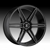 Asanti Black Label ABL-25 Gloss Black Milled Custom Wheels Rims