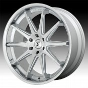 Asanti Black Label ABL-29 Emperor Brushed Silver Chrome Lip Custom Wheels Rims