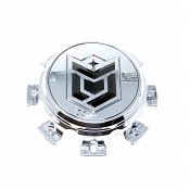 CAP-655V-8-DB / DropStars Chrome Bolt-On Center Cap