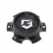 CAP-6L-B21 / Gear Alloy Gloss Black Bolt-On Center Cap