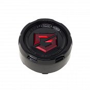 CAP-8L-BR21 / Gear Alloy Gloss Black Snap In Center Cap