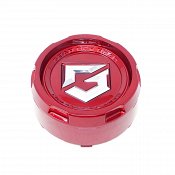 CAP-8L-R21 / Gear Alloy Gloss Red Snap In Center Cap