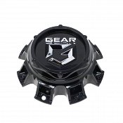 CAP-8L2-B19 / Gear Alloy Gloss Black Bolt On Center Cap