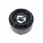 CAP-8LT-B20 / Gear Alloy Gloss Black Center Cap