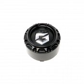 CAP-8LT-M20 / Gear Alloy Tall Satin Black Snap On Center Cap