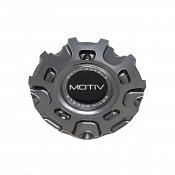 CAP-MH4-G21/ Motiv Gloss Grey Black Bolt In Center Cap