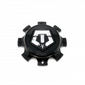 CAP-TDF1-B19 / TIS Gloss Black Bolt On Front Center Cap