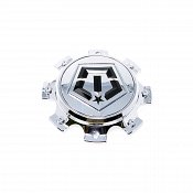 CAP-TDF1-C19 / TIS Chrome Bolt On Front Center Cap