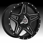 Center Line ST1BM 834BM Black Milled Custom Wheels Rims