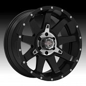 Center Line ST2MB 835MB Satin Black Machined Custom Wheels Rims