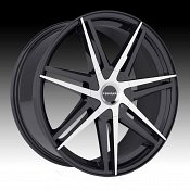 Cruiser Alloy 919MB Enigma Machined Black Custom Wheels Rims