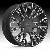 Cruiser Alloy 923MB Raucous Machined Black Custom Wheels Rims