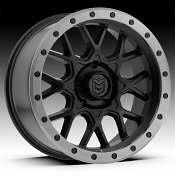DropStars 649BA Black Anthracite Custom Wheels Rims