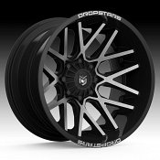 DropStars 654MB Machined Black Custom Wheels Rims