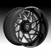 DropStars Forged F60BM1 1pc Black Milled Custom Wheels Rims