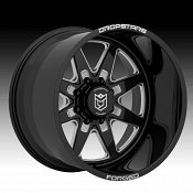 DropStars Forged F61BM1 1pc Black Milled Custom Wheels Rims