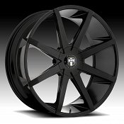 Dub Push S110 Gloss Black Custom Wheels Rims