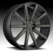 Dub Shot Calla S121 Machined Black DDT Custom Wheels Rims