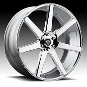 Dub Future S126 Chrome Custom Wheels Rims