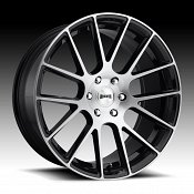 Dub Luxe S206 Brushed Black Custom Wheels Rims