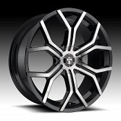 Dub Royalty S209 Machined Black DDT Custom Wheels Rims