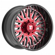 Fittipaldi Off Road FA07 Machied Red Black Custom Truck Wheels