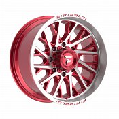 Fittipaldi Off Road FA08 Machied Red Custom Truck Wheels