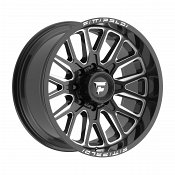 Fittipaldi Off Road FA18 Gloss Black Milled Custom Truck Wheels