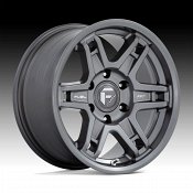 Fuel Slayer D838 FFT Matte Gunmetal Custom Truck Wheels