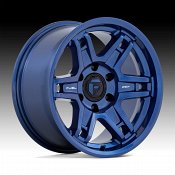 Fuel Slayer D839 FFT Dark Blue Custom Truck Wheels