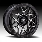 Fittipaldi Offroad Forged FTF02 Gloss Black Milled Custom Wheels Rims