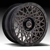 Fittipaldi Offroad Forged FTF04 Black Milled Bronze Tint Custom Wheels Rims