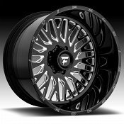 Fittipaldi Offroad Forged FTF07 Gloss Black Milled Custom Wheels Rims