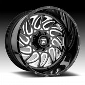 Fittipaldi Offroad Forged FTF09 Gloss Black Milled Custom Wheels Rims