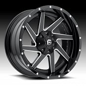 Fuel Renegade D265 2-PC Gloss Black Milled Custom Truck Wheels R