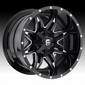 Fuel Lethal D267 2-PC Matte Black w/ Milled Accents Custom Truck