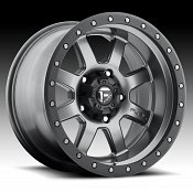 Fuel Trophy D552 Matte Anthracite w/ Black Ring Custom Truck Whe