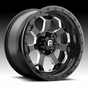 Fuel Savage D563 Gloss Black Milled Custom Truck Wheels Rims