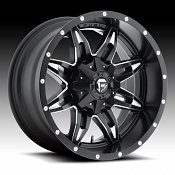 Fuel Lethal D567 Matte Black w/ Milled Accents Custom Truck Whee