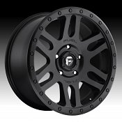 Fuel Recoil D584 Matte Black Custom Truck Wheels Rims