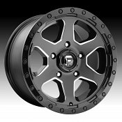 Fuel Ripper D590 Gloss Black Milled Custom Truck Wheels Rims