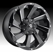 Fuel Razor D592 Matte Black Milled Custom Truck Wheels Rims