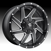 Fuel Renegade D594 Matte Black Milled Custom Truck Wheels Rims