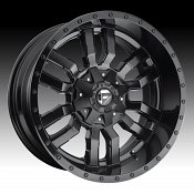 Fuel Sledge D596 Black Custom Truck Wheels Rims