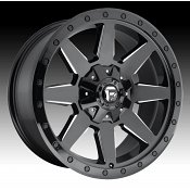 Fuel Wildcat D597 Gloss Black Milled Custom Truck Wheels Rims