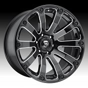 Fuel Diesel D598 Gloss Black Milled Custom Truck Wheels Rims