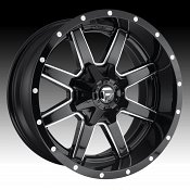 Fuel Maverick D610 Gloss Black Milled Custom Truck Wheels Rims