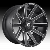 Fuel Contra D616 Matte Black Milled Custom Truck Wheels Rims