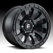 Fuel Tactic D630 Matte Black Custom Wheels Rims