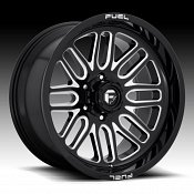 Fuel Ignite D662 Gloss Black Milled Custom Wheels Rims